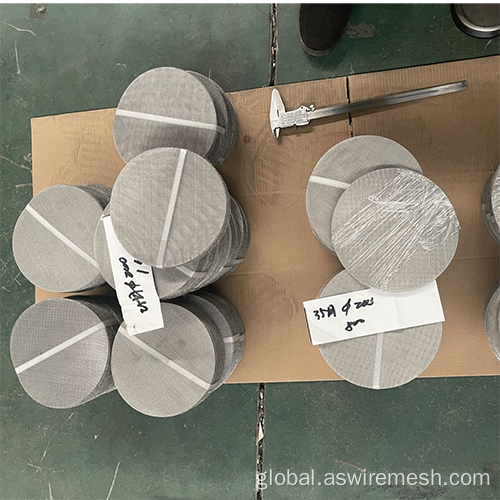 China stainless steel wire mesh filter disc Factory